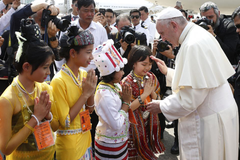 Werbiści i papieska wizyta w Mjanmie