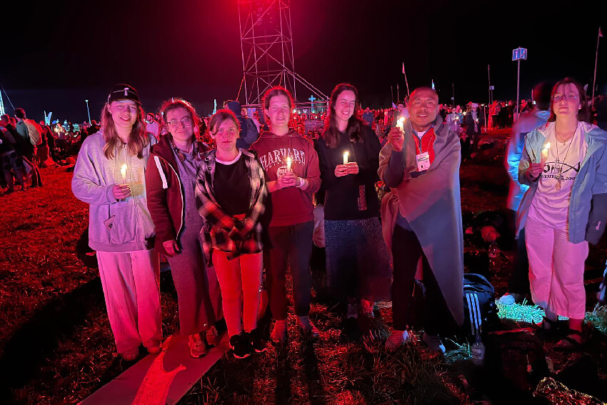 Młodzież z Chludowa na Lednicy 