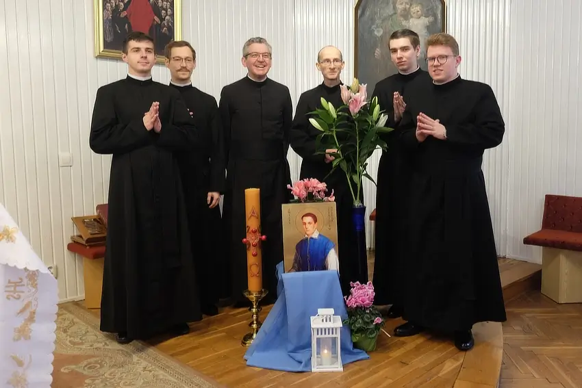 Obłóczyny nowicjuszy w Chludowie